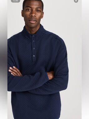 Rhone Gramercy Pullover Navy